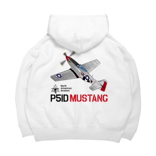 P51D MUSTANG（マスタング）２ ビッグシルエットパーカー