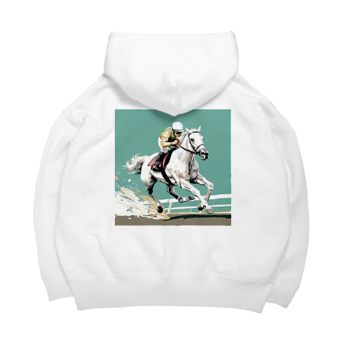 練習に励む芦毛の怪物くん Big Hoodie