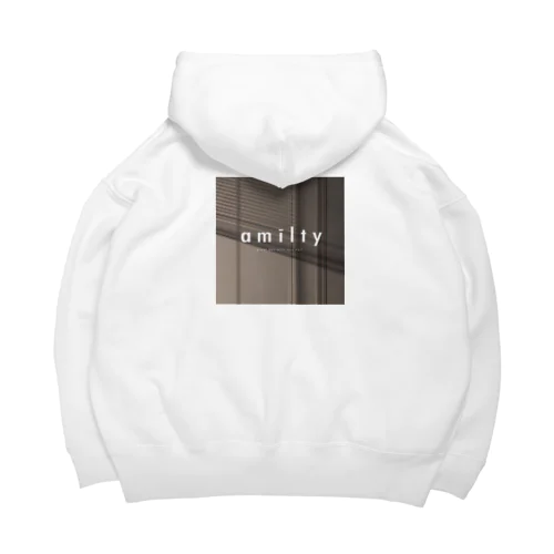 シンプルお洒落ロゴデザイン Big Hoodie