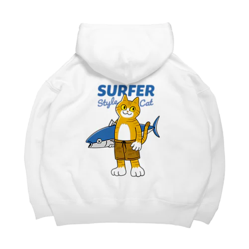 サーファーっぽいネコ Big Hoodie