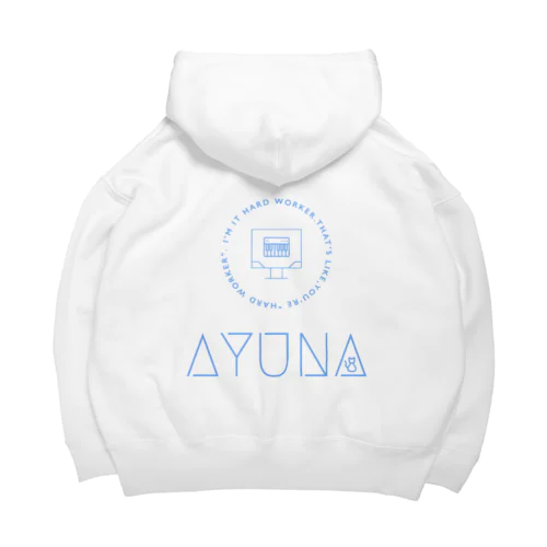 AYUNA LOGO 01 ビッグシルエットパーカー