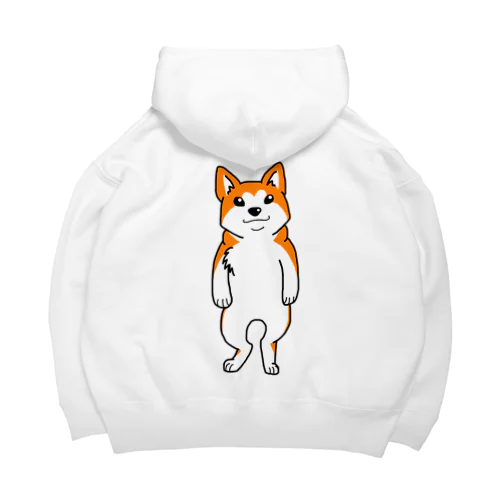 二足歩行と猫の可動域を手に入れた柴犬 Big Hoodie