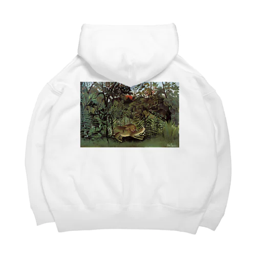 飢えたライオン / The Hungry Lion Throws Itself on the Antelope Big Hoodie