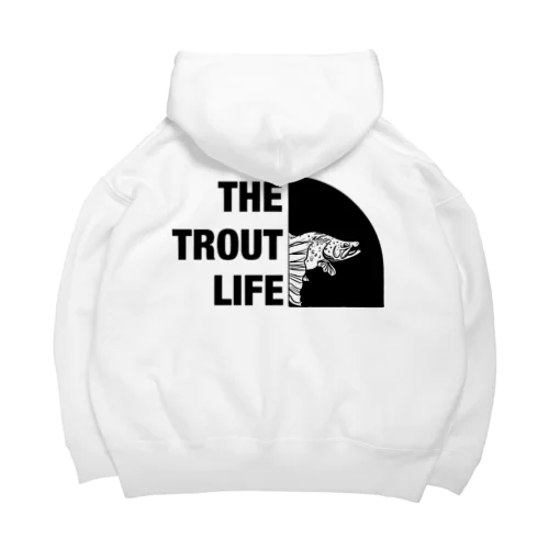 THE TROUT LIFE ビッグシルエットパーカー