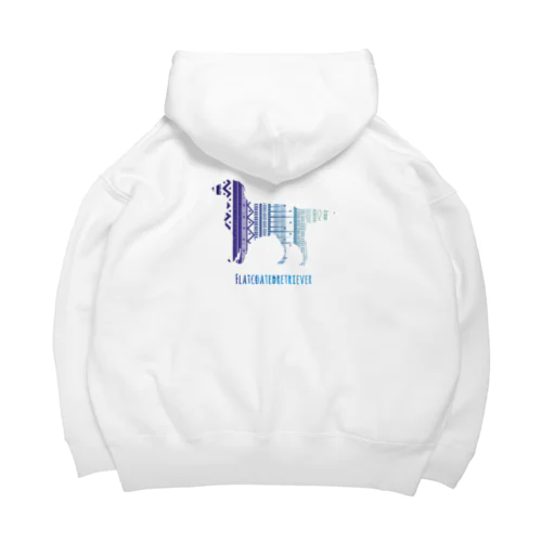 波ーフラットコーテッド Big Hoodie