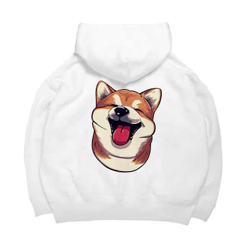 スマイル柴犬 Big Hoodie