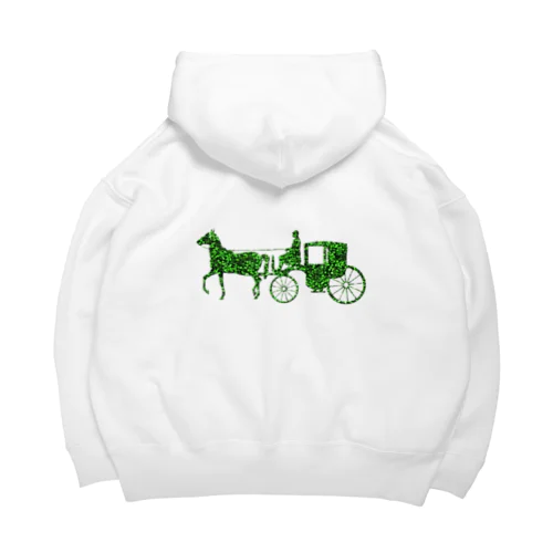 馬車　green Big Hoodie