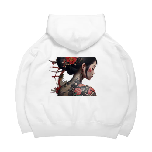 和彫り美しい女性 Big Hoodie