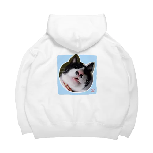 眠りこけた猫。 Big Hoodie