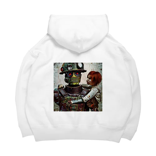 ロボットと少女 Big Hoodie