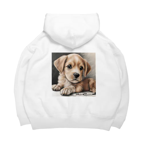 癒しの子犬 Big Hoodie