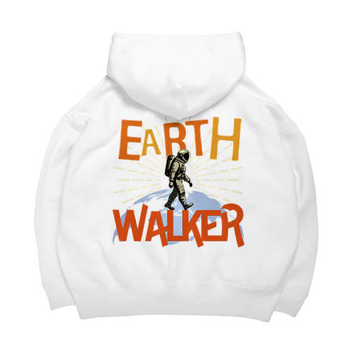 EARTH WALKER （地球歩行士）【英語バージョン】 ビッグシルエットパーカー
