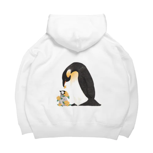 コウテイペンギンと金木犀 Big Hoodie