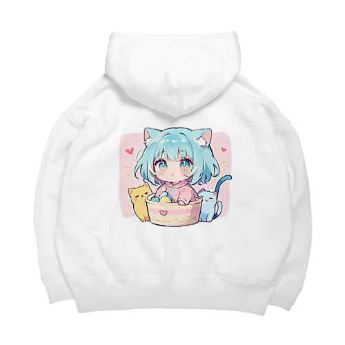 可愛いけもっ娘 Big Hoodie