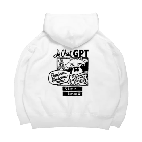 にゃんこGPT(バックプリント) Big Hoodie