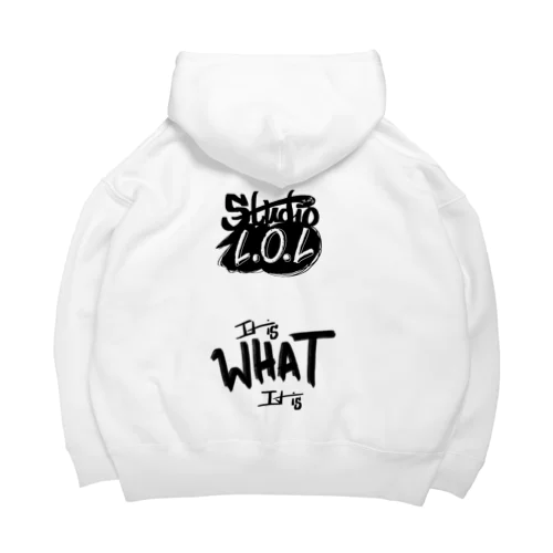 メッセージ【It is what It is】 Big Hoodie