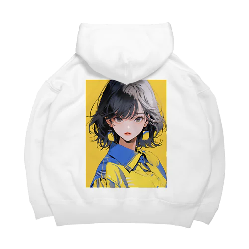 ワイシャツ女子 Big Hoodie