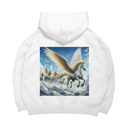 幻想的なペガサス Big Hoodie