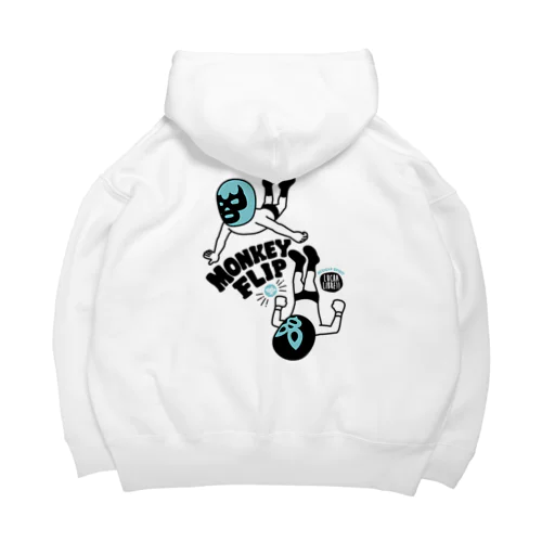 (バックプリント)MONKEY FLIP Big Hoodie