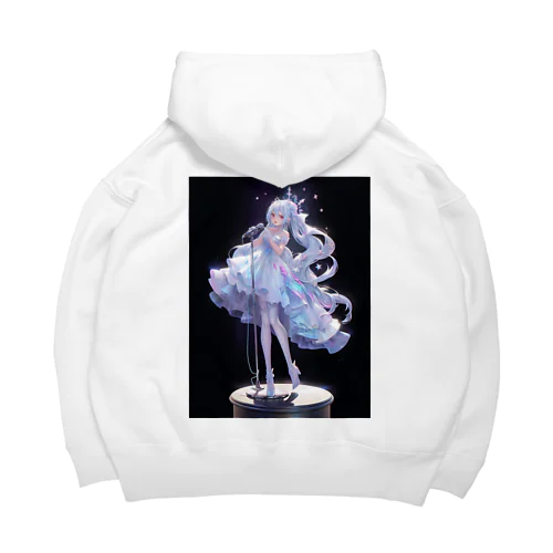 純白のアイドル Big Hoodie