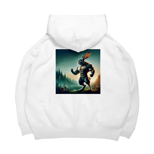 ウサギ　パワーモード Big Hoodie