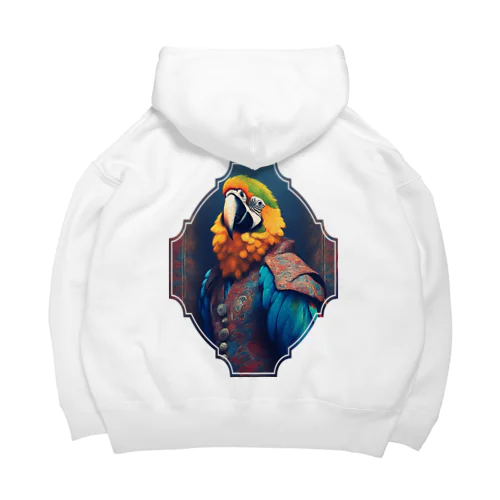 ペイズリーオウム Big Hoodie