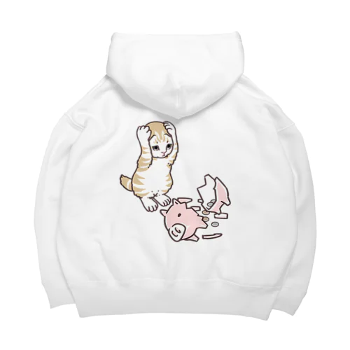 やっちまったニャーちゃん(バックプリント) Big Hoodie