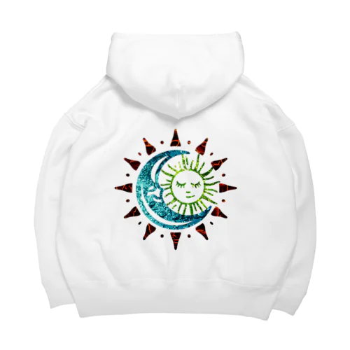 sun&moon Big Hoodie