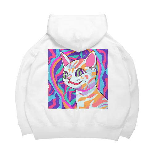 Psy Cat Big Hoodie