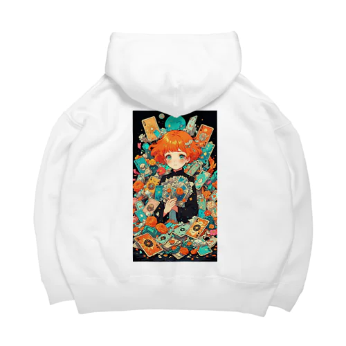 トランプ占いの少女 アメジスト 2846 Big Hoodie