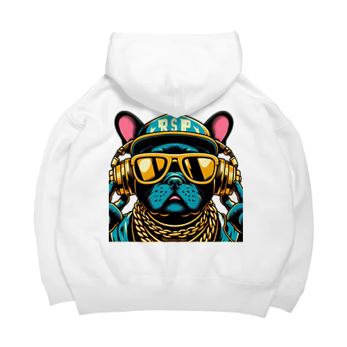 ラッパーフレンチブルドッグ Big Hoodie