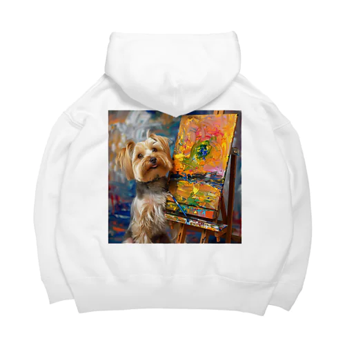 犬のぼくが画家だよ何か？ アメジスト 2046 Big Hoodie