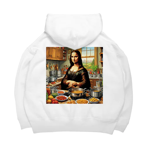 料理するモナ・リザ Big Hoodie