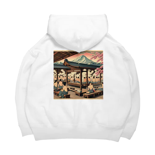 浮世絵風サウナ Big Hoodie