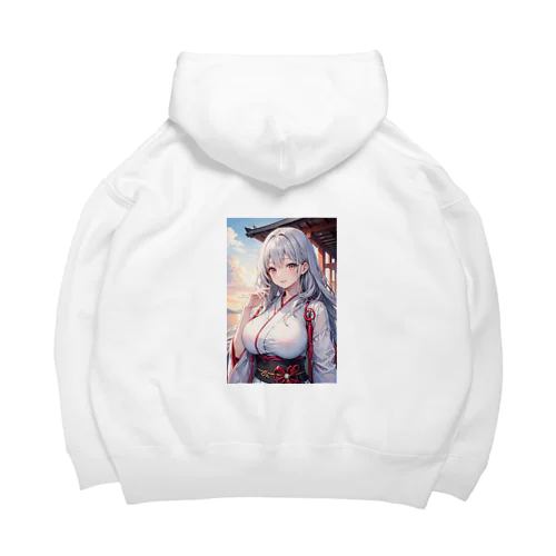 綺麗な巫女 Big Hoodie