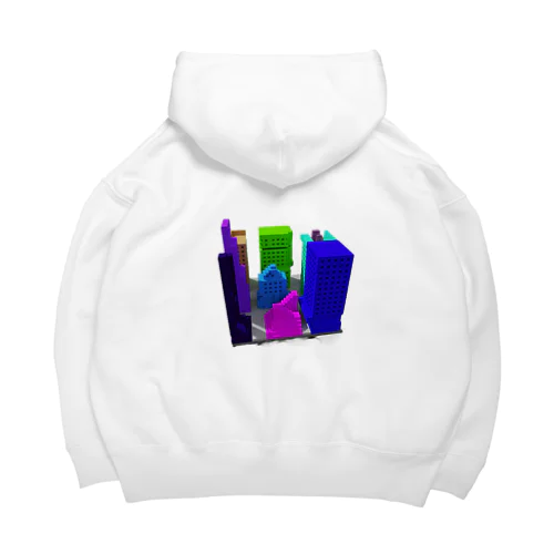 カラフル大都市 Big Hoodie