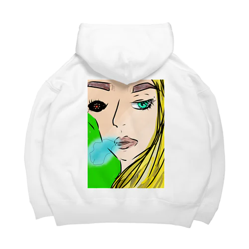 blonde Big Hoodie