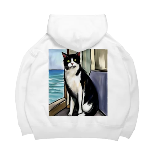 旅する猫 Big Hoodie