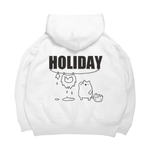 【HOLIDAY】ライオンさんの休日 Big Hoodie