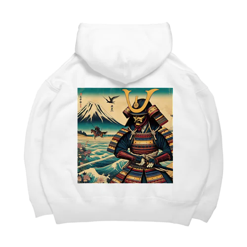 浮世絵サムライくん Big Hoodie