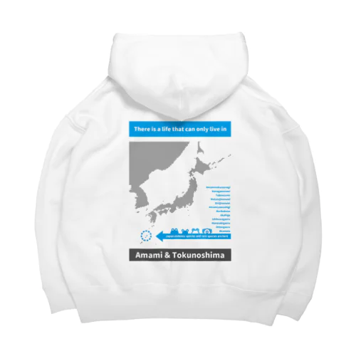 生物多様性シリーズAMAMI＆TOKUNOSHIMA Big Hoodie