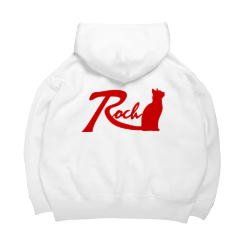 Rock cat red Big Hoodie