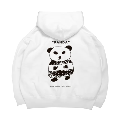 PANDA ビッグシルエットパーカー