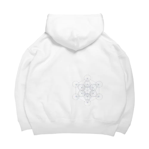 シンプル　「Metatron’s Cube」 Big Hoodie