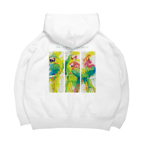 オウムシリーズ Big Hoodie