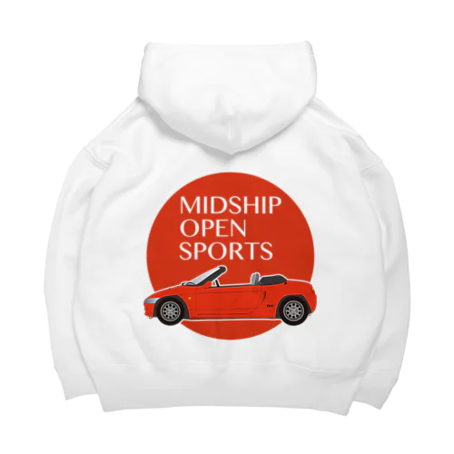 赤いオープンカー Big Hoodie