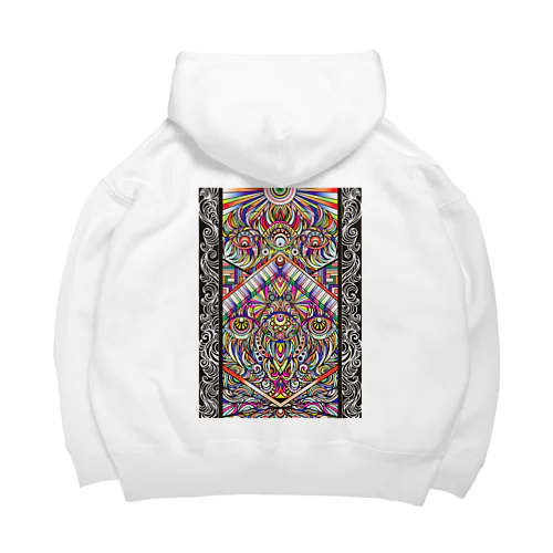 Facing eyes ’color’ Big Hoodie