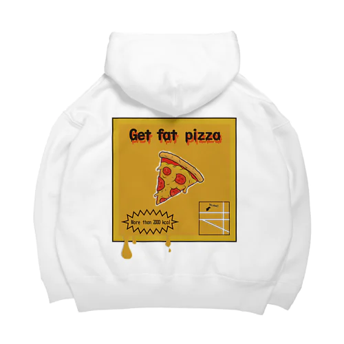 get fat pizza ビッグシルエットパーカー