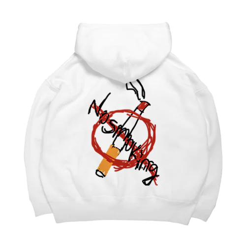 SneeQ【スネイク】NO SMOKINGパーカー Big Hoodie