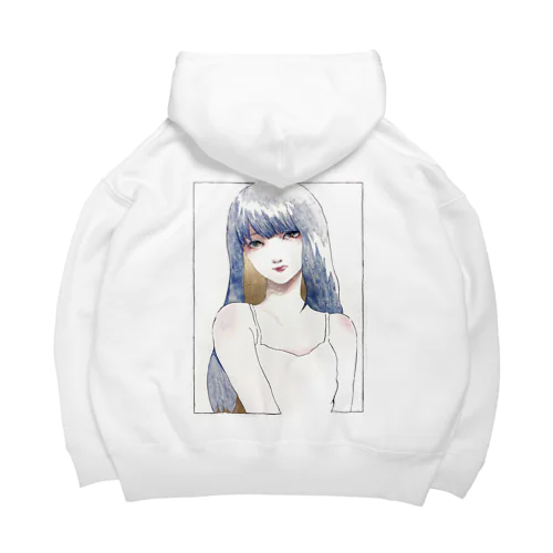 Blueガール Big Hoodie